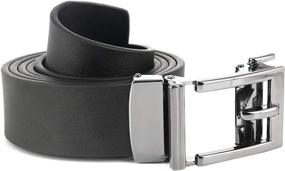 img 2 attached to 👖 Genuine Leather Ratchet Automatic Belt by Gelante