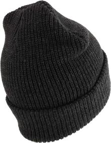 img 2 attached to 👒 Trendy Oversized Ribbed Knit Beanie Hat for Big Sized Fashion Statements