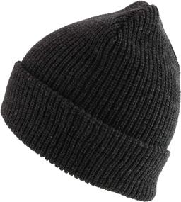 img 3 attached to 👒 Trendy Oversized Ribbed Knit Beanie Hat for Big Sized Fashion Statements