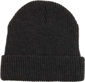 img 1 attached to 👒 Trendy Oversized Ribbed Knit Beanie Hat for Big Sized Fashion Statements