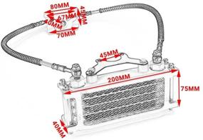 img 1 attached to Радиатор охлаждения кулера Универсальный мотоцикл