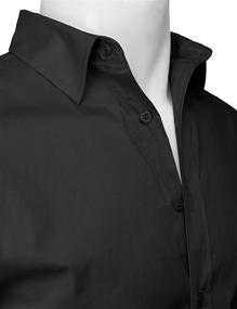 img 1 attached to 👔 H2H Wrinkle-Free Sleeve JASK14 Men's Clothing and Shirts