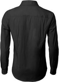 img 2 attached to 👔 H2H Wrinkle-Free Sleeve JASK14 Men's Clothing and Shirts