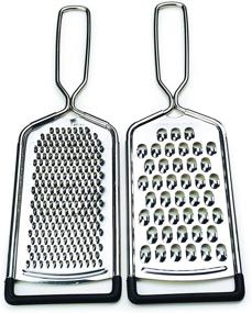 img 4 attached to RSVP International Endurance Stainless Steel Cheese Graters - Set of 2, Grater