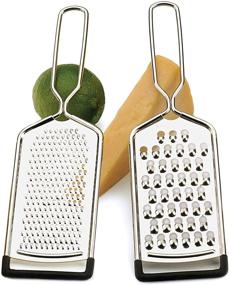 img 2 attached to RSVP International Endurance Stainless Steel Cheese Graters - Set of 2, Grater