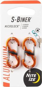img 4 attached to Nite Ize S-Biner MicroLock 2-Pack Orange Aluminum Locking Key Holder: Enhanced SEO-friendly Product Name