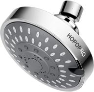 🚿 high pressure shower head by hopopro - 5 modes, 4.1 inch bathroom showerhead with adjustable ball joint for a luxurious shower experience, even with low water pressure logo