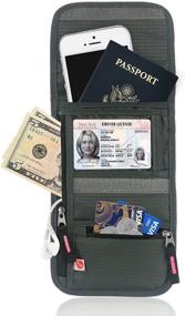 img 3 attached to 🛂 Hidden Passport Blocking Travel Accessories and Wallets by Hiwego Travel