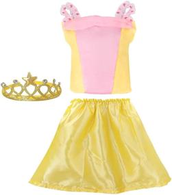 img 2 attached to 👗 Jaja Dress Costume Sets for Girls: Stylish and Fun Outfits for Little Fashionistas