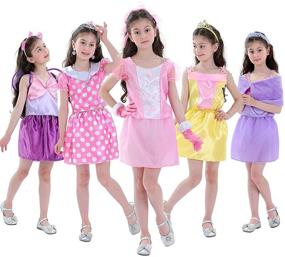 img 3 attached to 👗 Jaja Dress Costume Sets for Girls: Stylish and Fun Outfits for Little Fashionistas