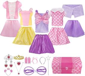 img 4 attached to 👗 Jaja Dress Costume Sets for Girls: Stylish and Fun Outfits for Little Fashionistas