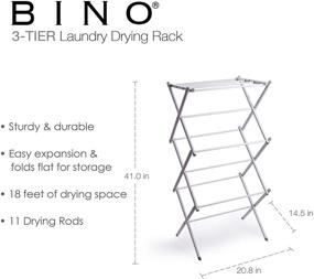 img 3 attached to BINO 3 Tier Collapsing Foldable Laundry