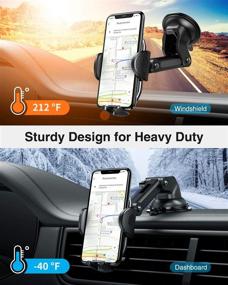 img 3 attached to UXD Patented Dashboard Windshield Compatible Portable Audio & Video in MP3 & MP4 Player Accessories
