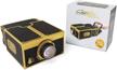 smartphone projector portable phone gold logo