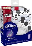 soft and portable: kleenex ultra soft go-anywhere facial tissues, 1-soft flip-top pack with strap – 30 tissues logo