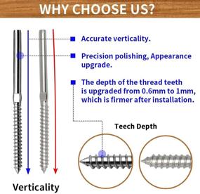 img 2 attached to Handed Railing Stainless Hardware Baluster