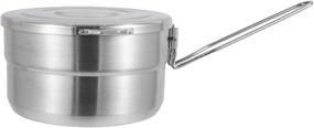 img 3 attached to Посуда для кемпинга Denpetec из нержавеющей стали Емкость