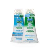 🌿 smartmouth original activated & clinical dds mouthwash for bad breath & gums aid - 16 fl oz each logo