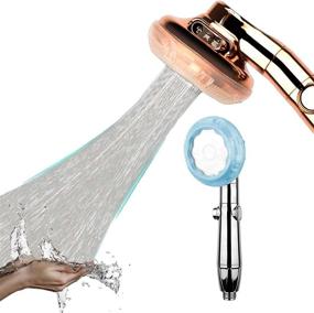 img 4 attached to 🚿 AJAYGEG 3-Mode High-Pressure Shower Head With Handheld Shower Head, Filtered for Low Water Pressure, Stop Button and Silicone Case