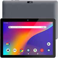 📱 10.1 inch android 11.0 tablets - fangor tablet computer with 2gb ram and 32gb storage, dual camera (2mp+8mp), ips hd display, wifi, bluetooth, quad-core processor, google certified, gps (gray) logo