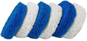 img 2 attached to 🧽 Efficient Cleaning with RotoScrub: 6-Pack Replacement Scrub Pads
