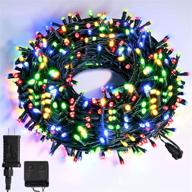 🎄 forspark 105ft 300 led multicolor outdoor christmas string lights - led christmas tree fairy twinkle lights for indoor and outdoor decor, perfect for halloween, garden, patio, wedding, party, and holiday logo