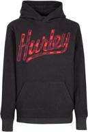 👕 hurley boys' pullover hoodie with graphic design logo