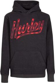 img 2 attached to 👕 Hurley Boys' Pullover Hoodie with Graphic Design