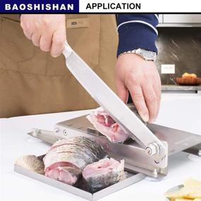 img 3 attached to 🔪 Мясорубка BAOSHISHAN: Эффективный ручной чоппер для ребер рыбы, курицы, говядины и многого другого. Идеально подходит для замороженного мяса, овощей, нарезки колбасных изделий - идеально подходит для приготовления дома.