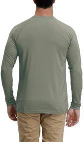 img 3 attached to Lightweight Fishing Charcoal Men's T-Shirt for Active Outdoor Protection