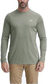 img 4 attached to Lightweight Fishing Charcoal Men's T-Shirt for Active Outdoor Protection