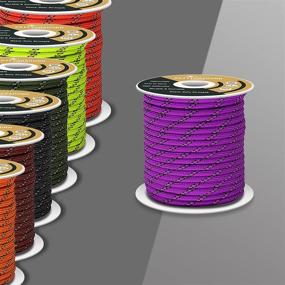 img 4 attached to 🏕️ Balit Reflective 550 Paracord: Durable 4mm Tent Rope with 7 Strands, Windproof & Reflective Guylines Spool - Ideal for Camping, Outdoor Activities, and Emergency Situations