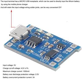 img 2 attached to 10pcs 18650 Lithium Battery Charging Module TP4056 1A with Battery Protection BMS and 2A 5V Charge Discharge Module Boost Power PCB Board for Mobile Protection