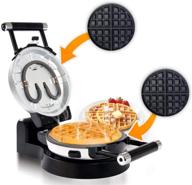 🧇 enhance your breakfast experience with the secura upgrade automatic 360 rotating waffle maker - non-stick belgian waffles every time! логотип