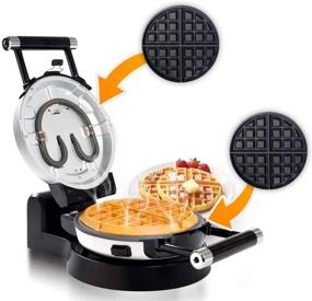 img 4 attached to 🧇 Enhance Your Breakfast Experience with the Secura Upgrade Automatic 360 Rotating Waffle Maker - Non-Stick Belgian Waffles Every Time!