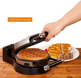 img 2 attached to 🧇 Enhance Your Breakfast Experience with the Secura Upgrade Automatic 360 Rotating Waffle Maker - Non-Stick Belgian Waffles Every Time!