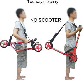 img 1 attached to 🛴 YYST Kick Scooter Shoulder Strap - Comfortable Carrying Strap to Prevent Back Strain! No More Scooter Damage!