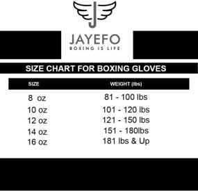 img 1 attached to Jayefo Glorious Boxing Gloves: Premium Leather Sparring Mitts for Men & Women