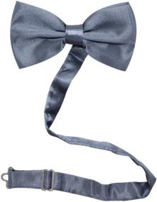 img 1 attached to 👔 Stylish Pre Tied Bowtie & Suspenders Combo - JAIFEI Casual Men's Accessories for Ties, Cummerbunds & Pocket Squares