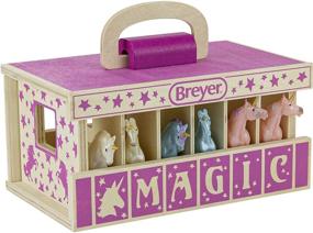 img 4 attached to 🦄 Breyer Unicorn Set: Stablemates Included for Magical Playtime!