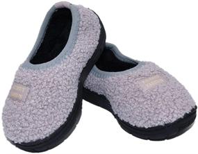 img 4 attached to Elcssuy Slip-Resistant Toddler Slippers for Boys with Non-Slip Outsole