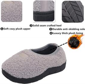 img 2 attached to Elcssuy Slip-Resistant Toddler Slippers for Boys with Non-Slip Outsole