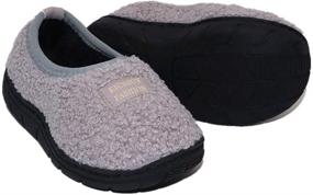 img 3 attached to Elcssuy Slip-Resistant Toddler Slippers for Boys with Non-Slip Outsole