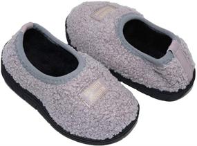 img 1 attached to Elcssuy Slip-Resistant Toddler Slippers for Boys with Non-Slip Outsole