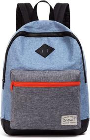 img 4 attached to CAIWEI Fashion Childrens Backpack Grey