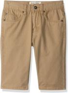 🩳 nautica boys' classic 5-pocket short logo