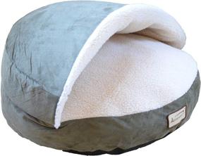 img 3 attached to 🐈 Optimized: Armarkat Cat Bed in Laurel Green and Ivory - Enhancing Comfort for Your Feline Companion