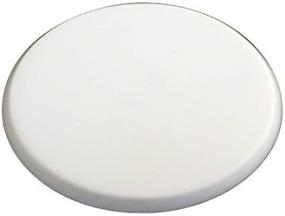 img 1 attached to 🚪 Pack of 5 Ultra 5-Inch White Door Stop Knob Handle Wall Shield Plate Protectors - Self-Adhesive