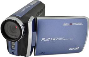 img 2 attached to 📷 Capture HD Memories with the Bell+Howell DV30HD-BL Video Camera: 3" Touchscreen & Vibrant Blue Design