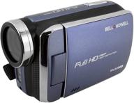 📷 capture hd memories with the bell+howell dv30hd-bl video camera: 3" touchscreen & vibrant blue design logo